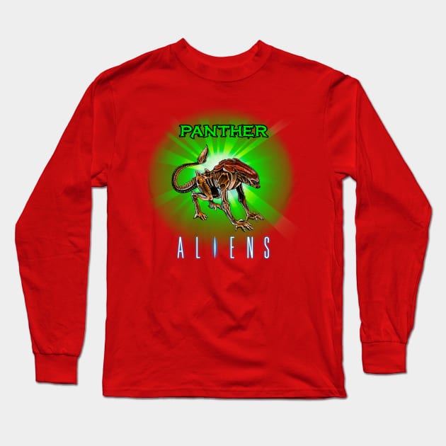 Panther Alien Long Sleeve T-Shirt by Ale_jediknigth